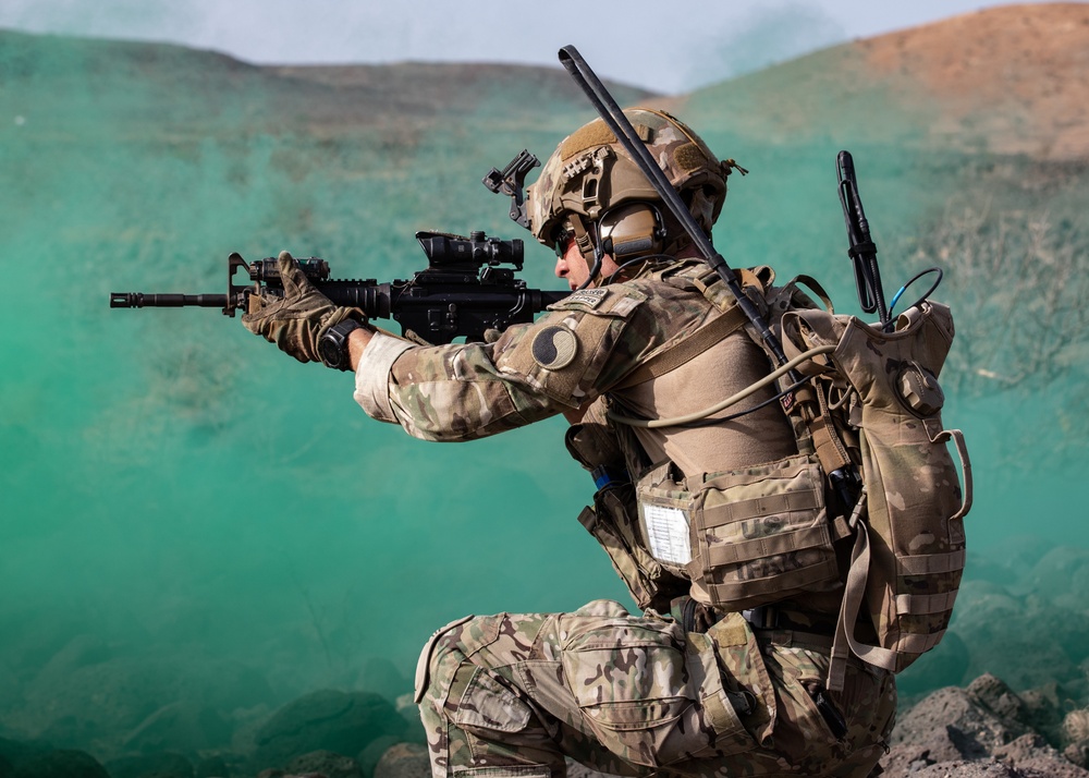 Kentucky National Guard conducts squad live-fire in Djibouti