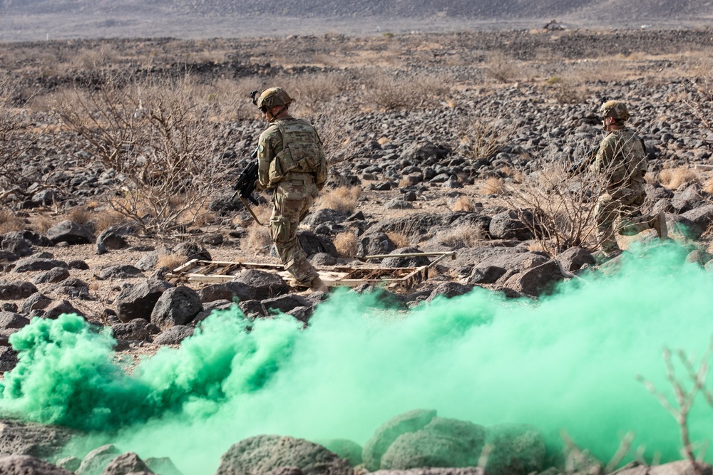 Kentucky National Guard conducts squad live-fire in Djibouti