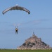 U.S. Special Operations jump over Le Mont Saint Michel