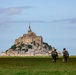 U.S. Special Operations jump over Le Mont Saint Michel