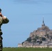 U.S. Special Operations jump over Le Mont Saint Michel