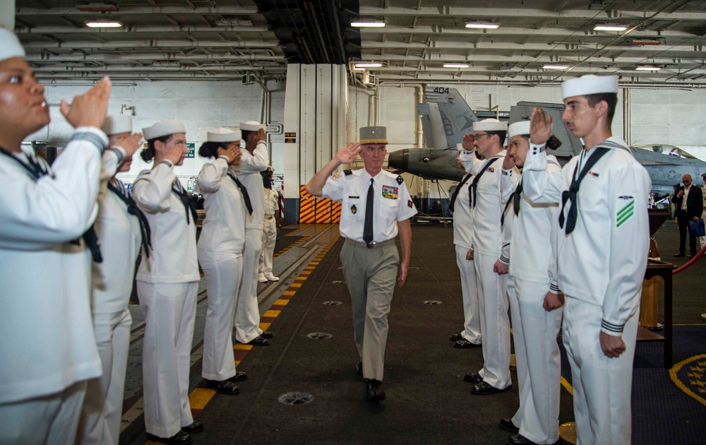 The Harry S. Truman Carrier Strike Group is on a scheduled deployment in the U.S. Naval Forces Europe area of operations, employed by U.S. Sixth Fleet to defend U.S., allied and partner interests.