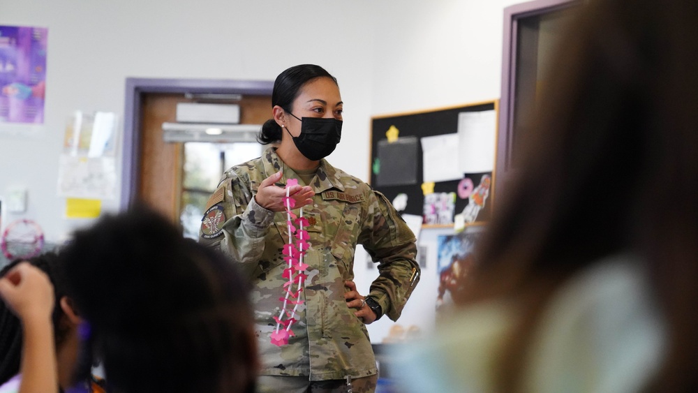 Keesler children learn about AAPI heritage