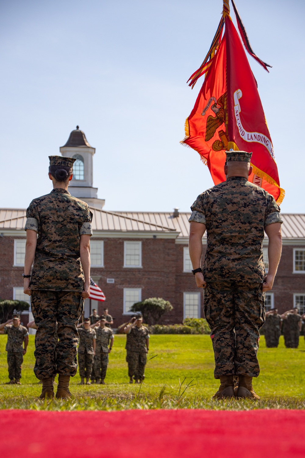 2nd Landing Support Battalion Change of Command Ceremony