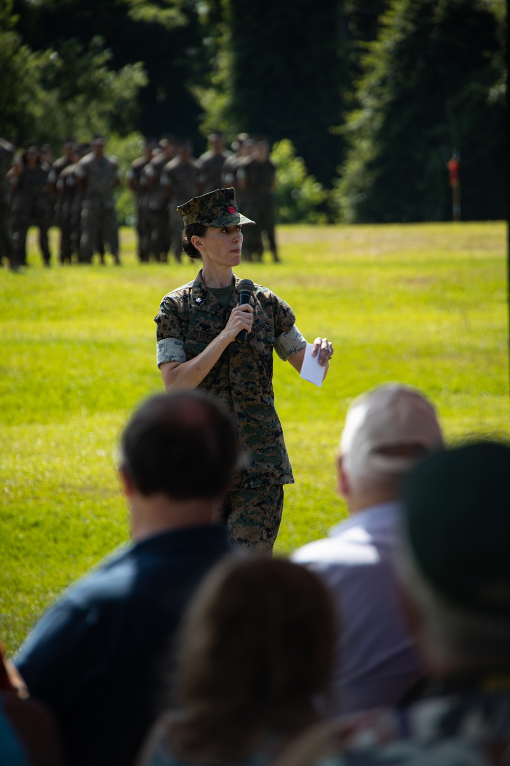 2nd Landing Support Battalion Change of Command Ceremony