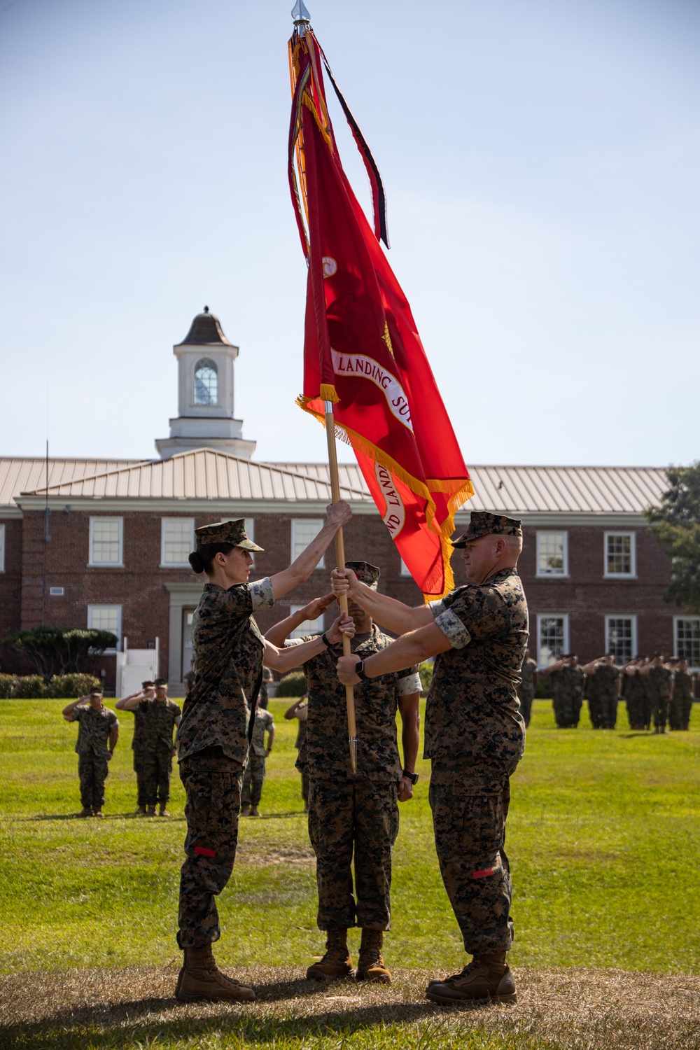 2nd Landing Support Battalion Change of Command Ceremony