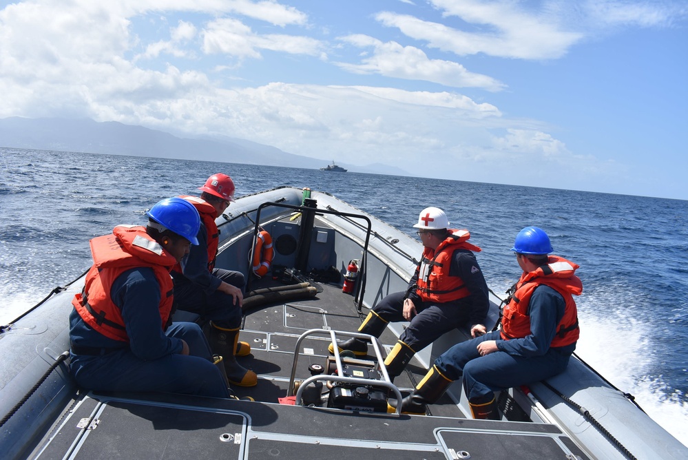 U.S. and French Navies Work Together at Exercise Caraibes 2022