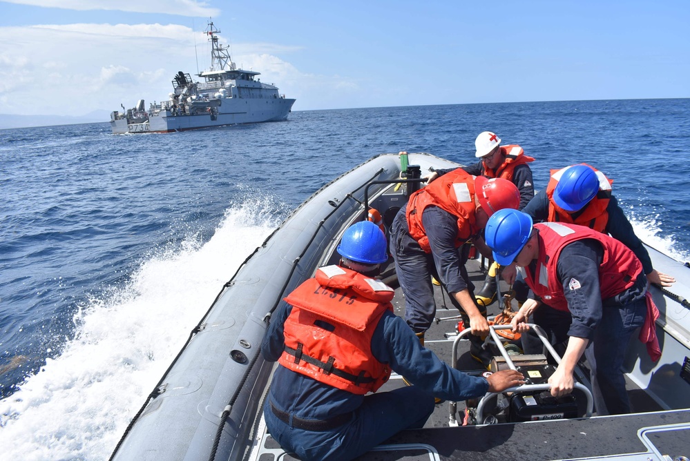 U.S. and French Navies Work Together at Exercise Caraibes 2022