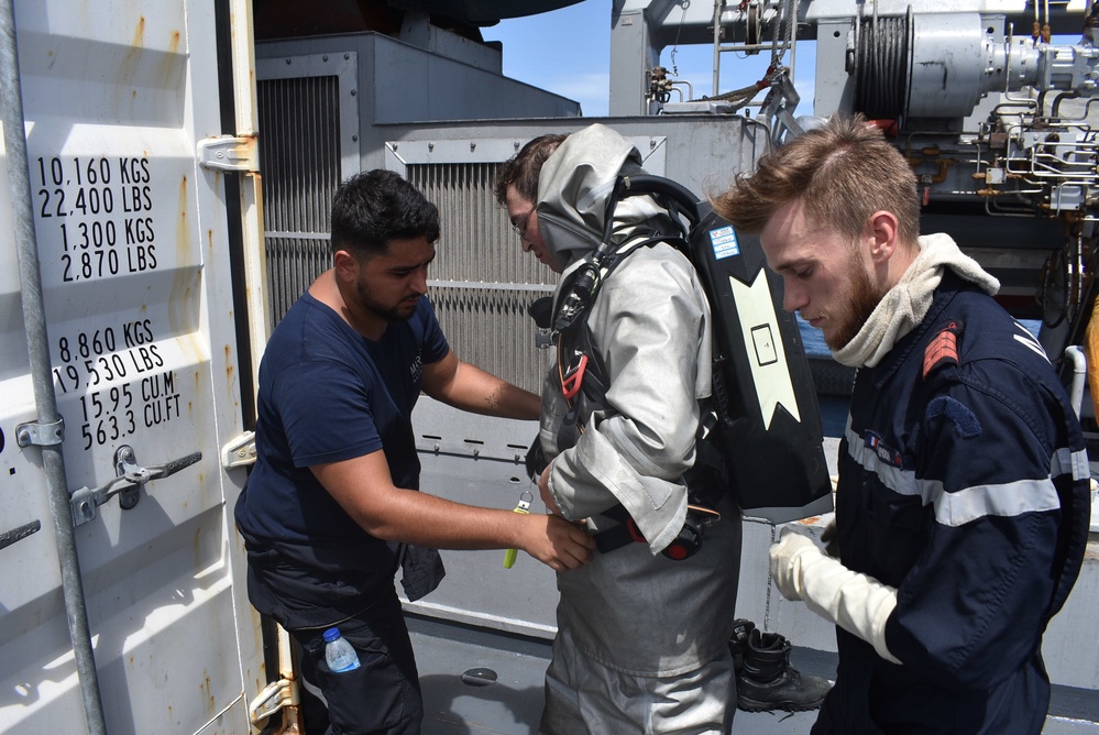 U.S. and French Navies Work Together at Exercise Caraibes 2022