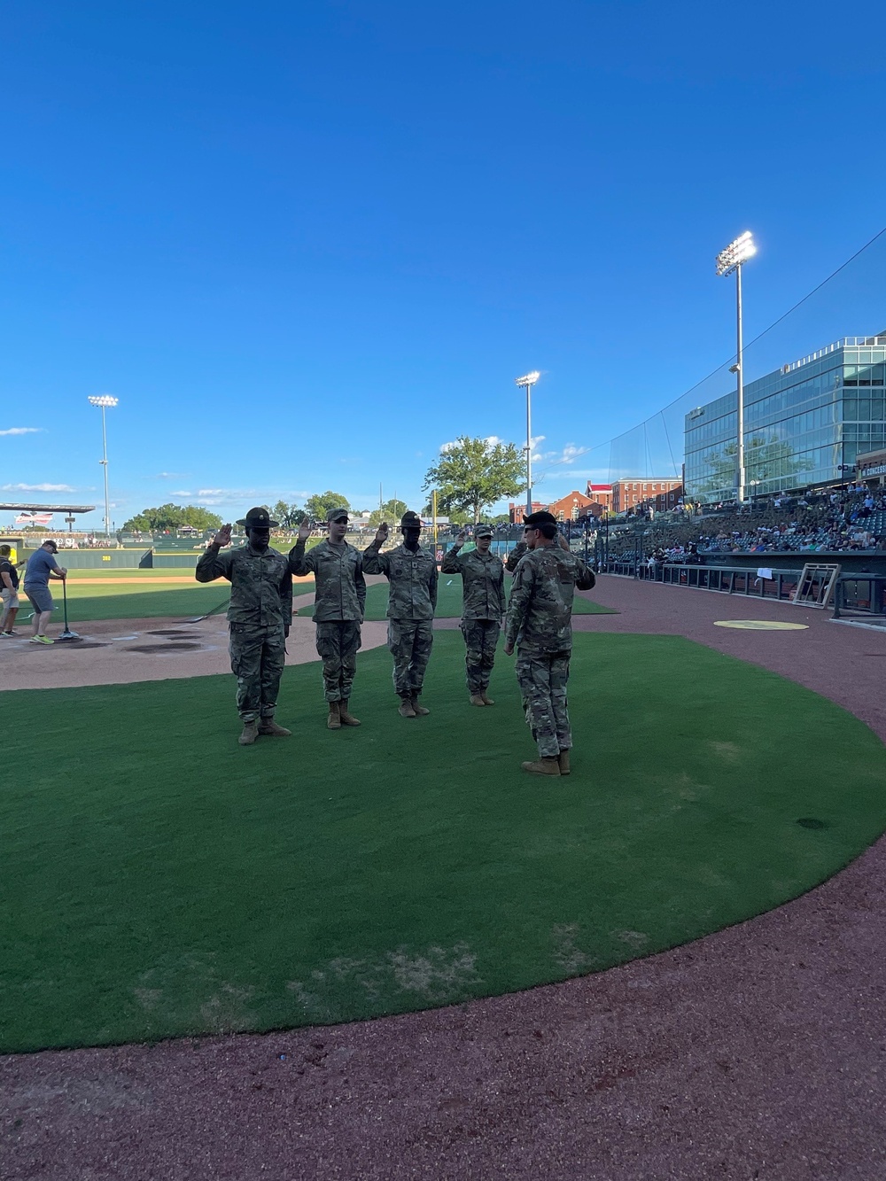 Community honors five during Fireflies game