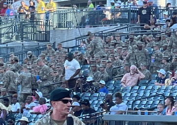 Community honors five during Fireflies game