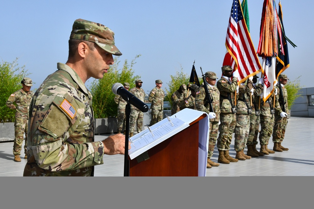 Allied Forces South Battalion, Change of Command Ceremony