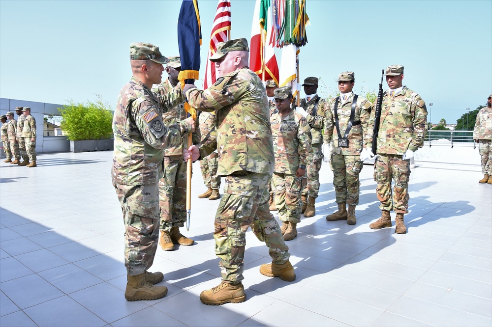 Allied Forces South Battalion, Change of Command Ceremony