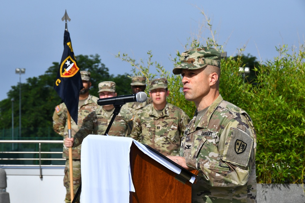 Allied Forces South Battalion, Change of Command Ceremony