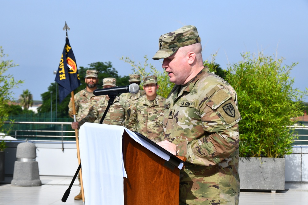 Allied Forces South Battalion, Change of Command Ceremony