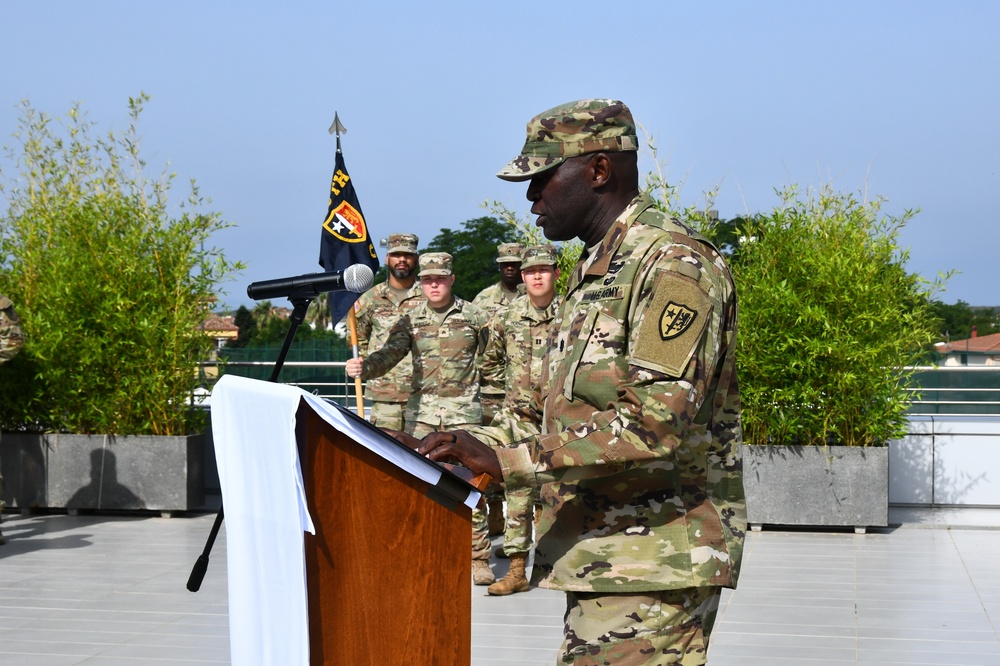 Allied Forces South Battalion, Change of Command Ceremony