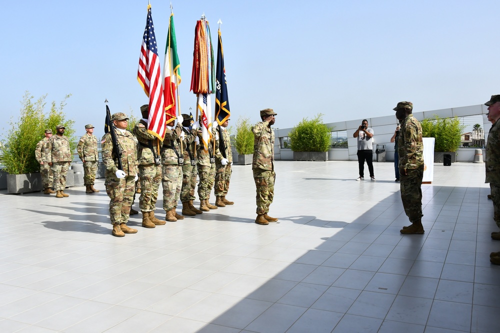 Allied Forces South Battalion, Change of Command Ceremony