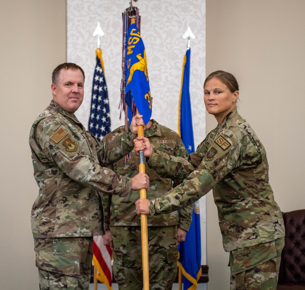 375th Security Forces Squadron Change of Command