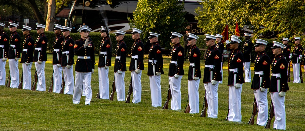 Barracks Marines performed in front of one of the summer’s largest crowds yet.