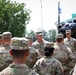 Spartan Brigade welcomes new Soldiers during division patching ceremony