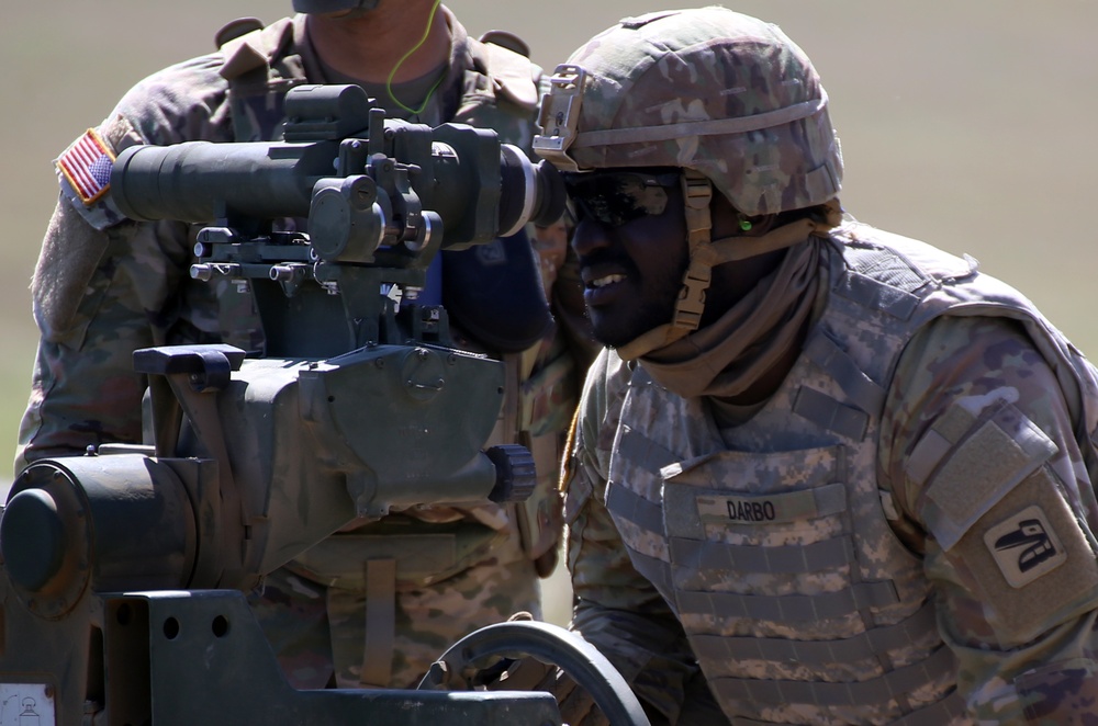 Field Artillery soldiers take part in live fire exercise during Annual Training