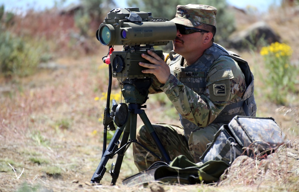 Field Artillery soldiers take part in live fire exercise during Annual Training