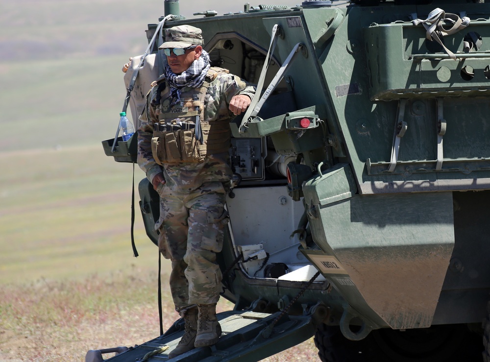 Field Artillery soldiers take part in live fire exercise during Annual Training