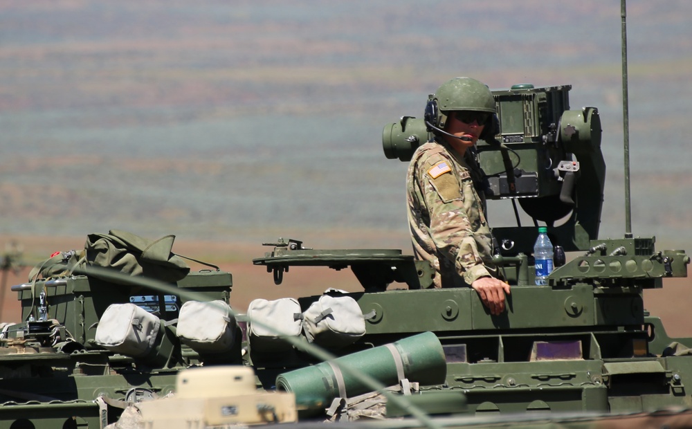 Field Artillery soldiers take part in live fire exercise during Annual Training