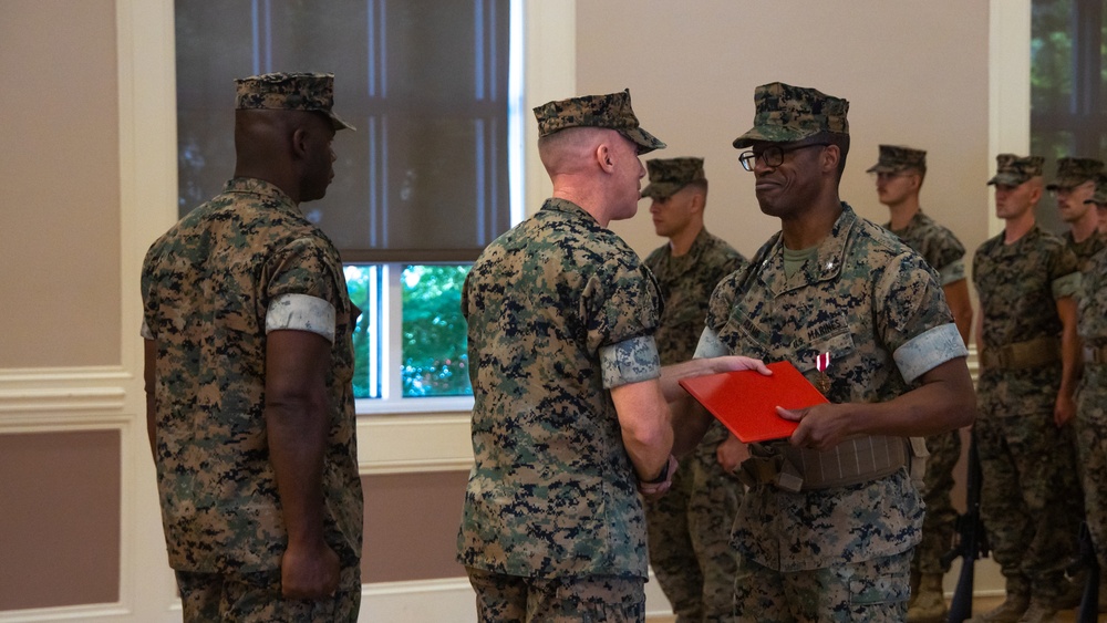 2nd Radio Battalion Change of Command