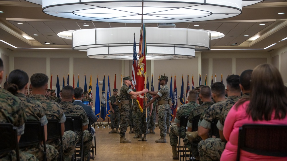 2nd Radio Battalion Change of Command