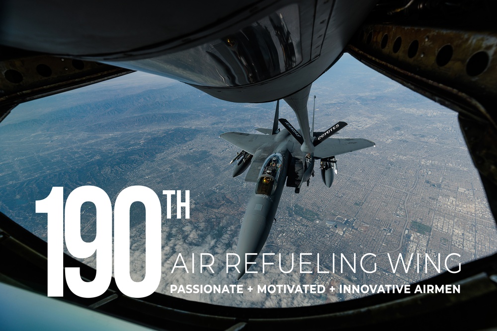 190th ARW Refuels Jet