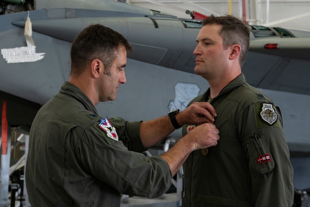 131st Fighter Squadron holds Change of Command ceremony