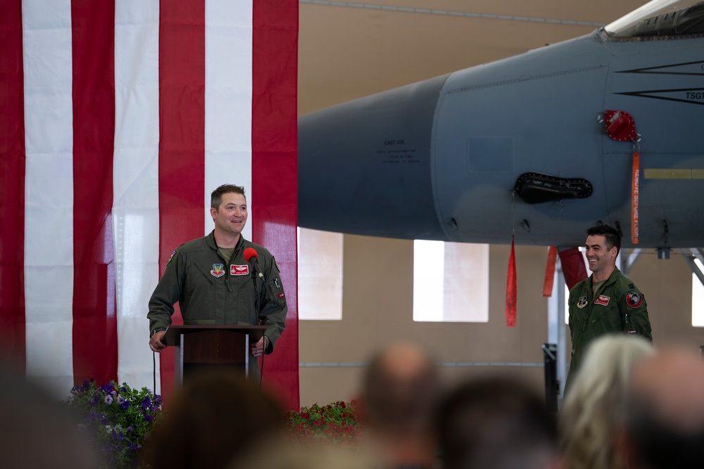 131st Fighter Squadron holds Change of Command ceremony