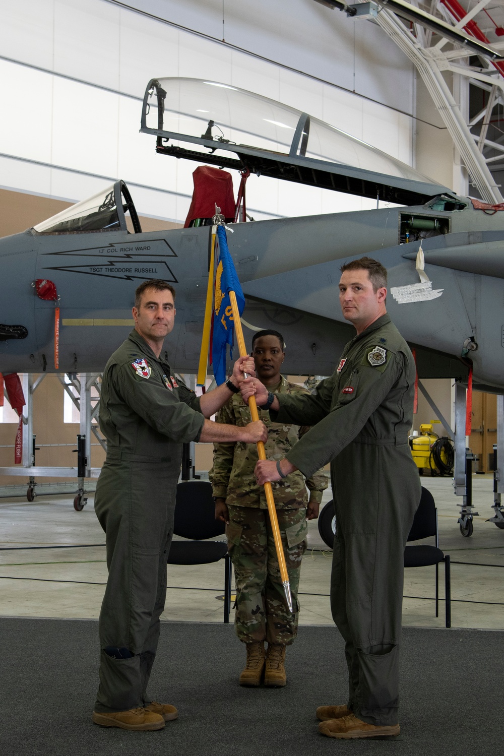 131st Fighter Squadron holds Change of Command ceremony