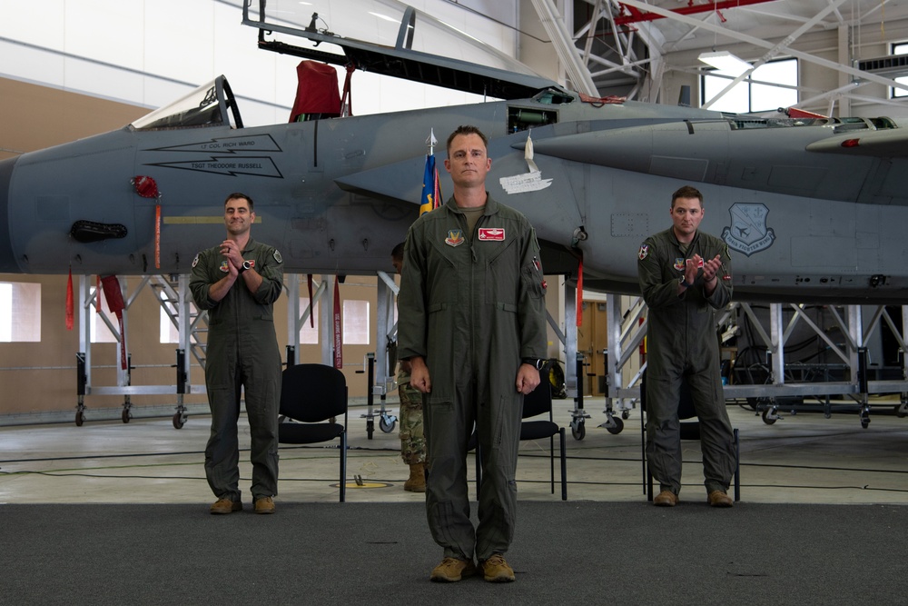 131st Fighter Squadron holds Change of Command ceremony