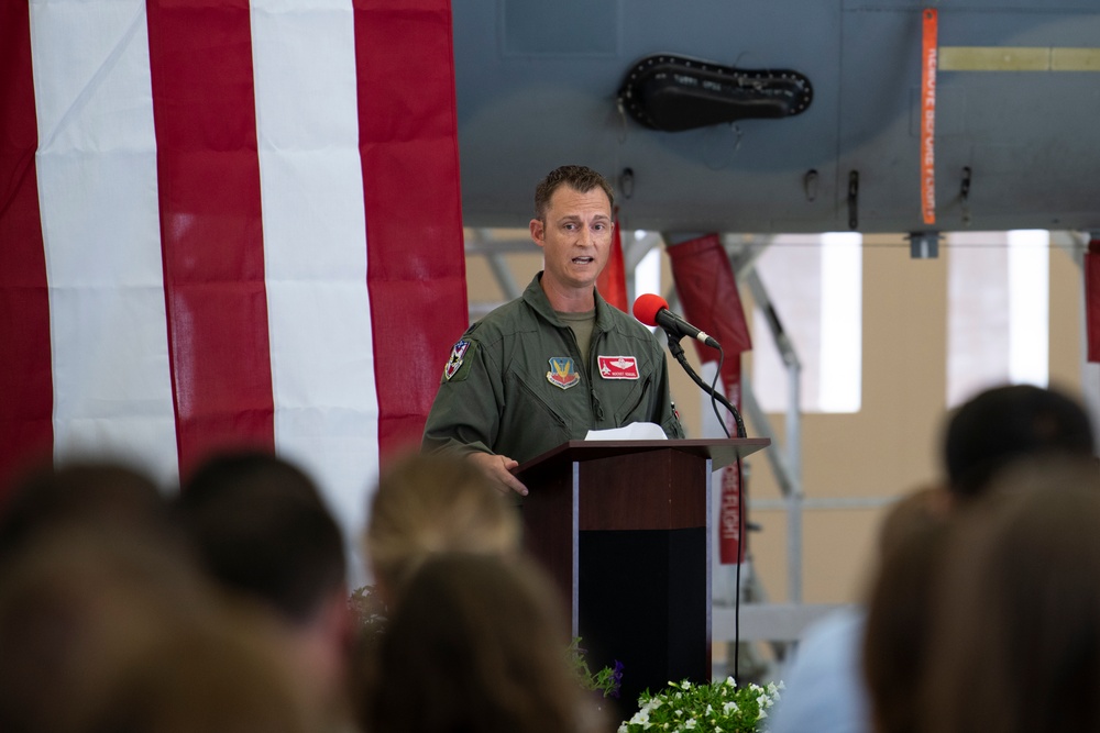 131st Fighter Squadron holds Change of Command ceremony