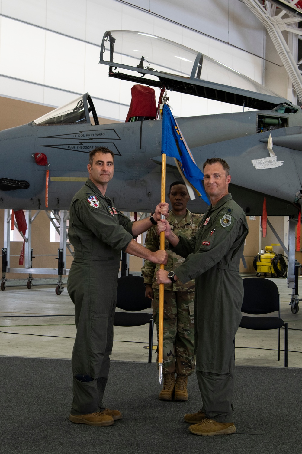 131st Fighter Squadron holds Change of Command ceremony