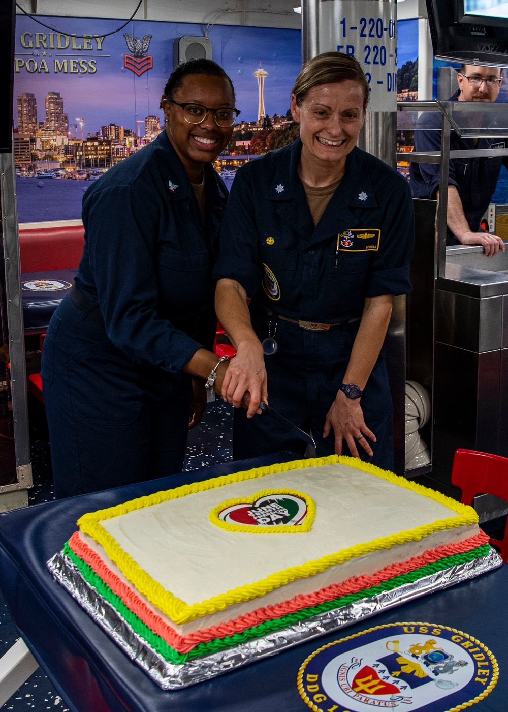 Gridley celebrates Juneteenth on the mess decks