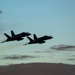 Strike Fighter Squadron (VFA) 151 conducts fly-bys on Gridley