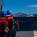 Gridley conducts a replenishment-at-sea with the Military Sealift Command fleet replenishment oiler USNS Yukon (T-AO 202)