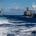 Gridley conducts a replenishment-at-sea with the Military Sealift Command fleet replenishment oiler USNS Yukon (T-AO 202)