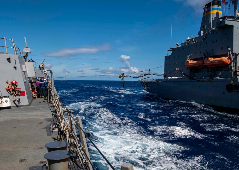 DVIDS - Images - Gridley conducts a replenishment-at-sea with the ...