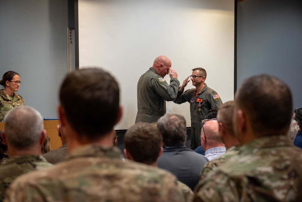 Lt. Col. Justin Childers receives Meritorious Service Medal April 2, 2022