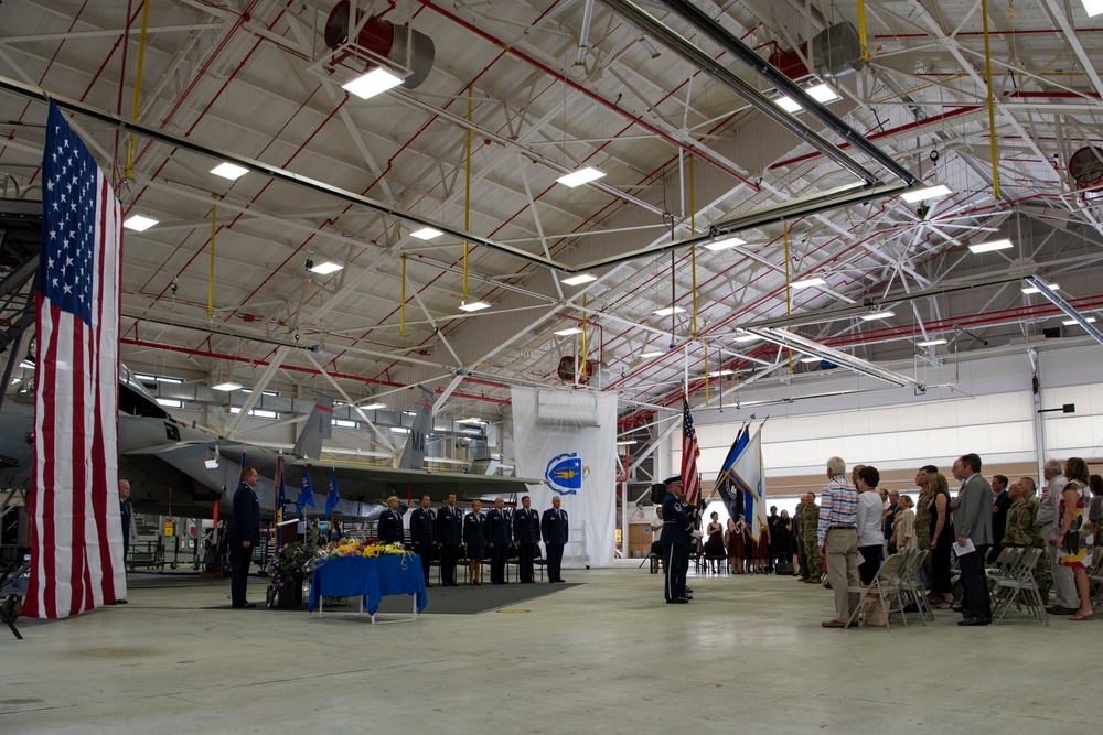 The 104FW holds Change of Command ceremonies