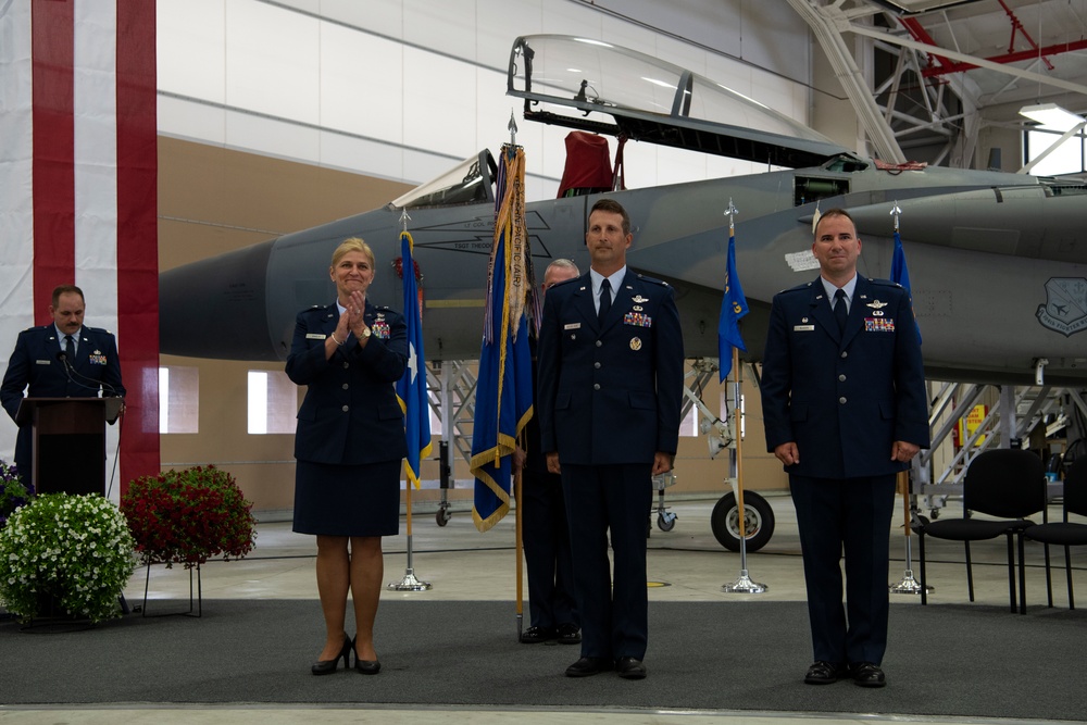 The 104FW holds Change of Command ceremonies