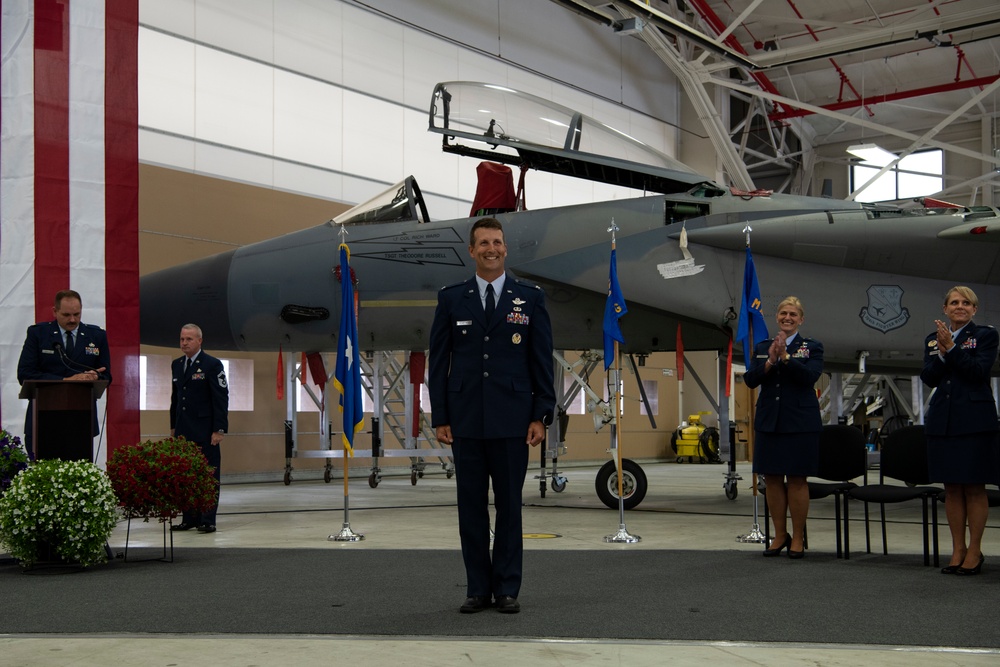 The 104FW holds Change of Command ceremonies