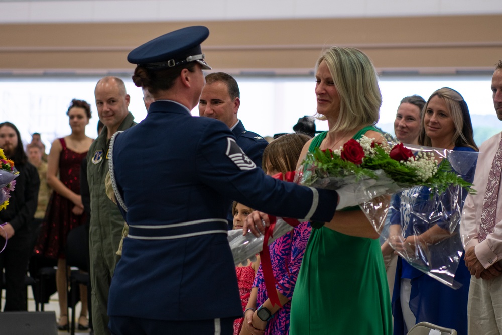 The 104FW holds Change of Command ceremonies