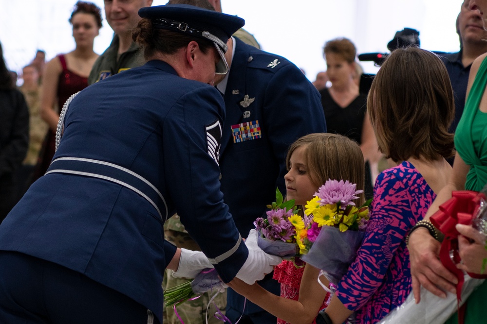 The 104FW holds Change of Command ceremonies