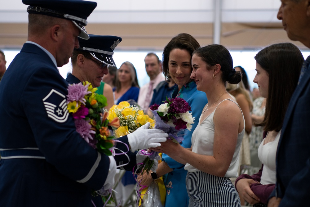 The 104FW holds Change of Command ceremonies