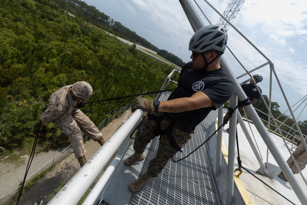 Delta Company Rappel Tower